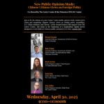 Chinese Citizens' Views on Foreign Policy