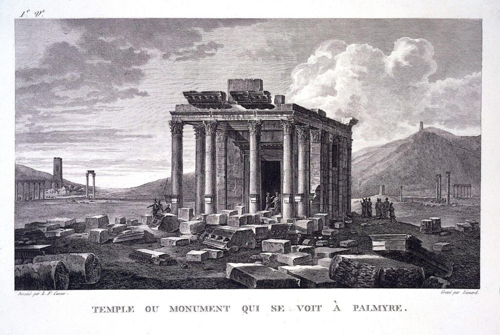Detail Of Cassas Palmyra,Syria Temple [germinal An VI [1798]]